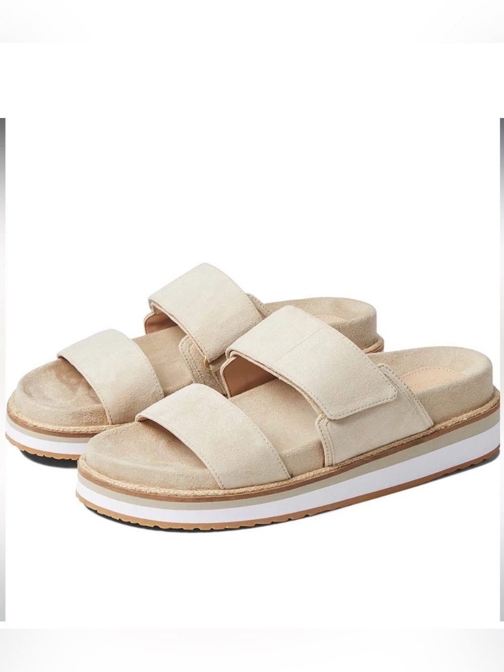 ✨ Title: Cole Haan Cloudfeel Suede Platform Slide Sandals (Size 7B) 👡